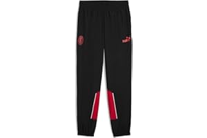 PUMA A.C. Milan - Pantaloni ftblARCHIVE, Adulto, Pantaloni da Calcio e da Allenamento, Pantaloni Sportivi, Prodotto Ufficiale, Unisex, Nero