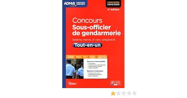 Amazonfr Concours Sous Officier De Gendarmerie Tout En - 