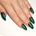 Bling Art Stiletto False Nails Gel Acrylic 24 Green Glitter Medium Tips UK