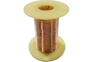DONGKER Kupferdraht, 0,07mm x 2700m Emaillierter Spulenwickeldraht, Polyurethan Kupferlackdraht elektromagnetischer Draht 2UEW für Transformatordraht-Induktionsspule