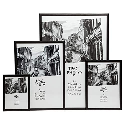 The Photo Album Company PAWFA4B-BLK - Marco de fotos  madera   color negro