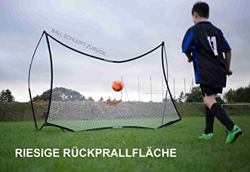 QUICKPLAY Kickster Combo 2,4 x 1,5m Fußballtor & Rückprallwand - 3