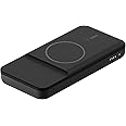 Belkin Batteria esterna wireless magnetica 10000mAh, caricabatteria portatile con MagSafe per iPhone 15, 14, ricarica wireles