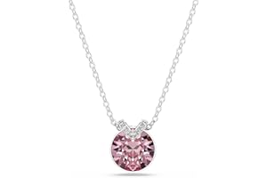 Swarovski Bella Collezione pendentif, taille ronde, plaqué rhodium