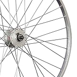 Taylor Wheels 28 Zoll Vorderrad Shimano Nabendynamo DH-3N31 - silber - 