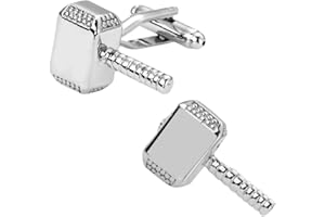 GOODYGOLD Marvel Avengers Thor martillo gemelos bañado en plata disfraz de Marvel VENGADORES Prop accesorios para hombre