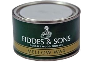 Fiddes Mellow Wax Furniture Polish 400ml - Dark Brown (English Oak) by Fiddes & Sons