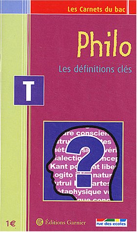 Download Les Carnets du bac : Philosophie, les définitions clés, terminale Download Les Carnets du bac : Philosophie, les définitions clés, terminale