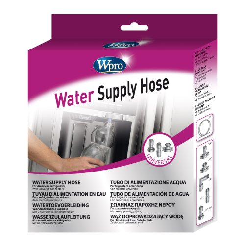 wpro UKT001 - Khlschrankzubehr / Universelle Wasserzulaufleitung fr Side-by-Side-Khlgerte (6m)