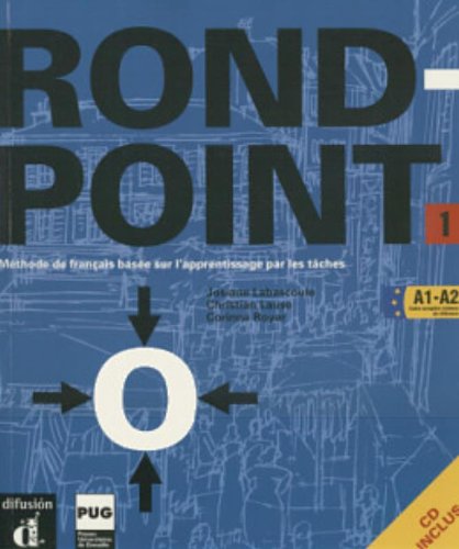 couverture de : Rond point 1 - A1 / A2 couverture de : Rond point 1 - A1 / A2