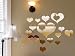 Love Hearts Decorative Shatterproof Dining Kitchen Bathroom Wall Mirror RS.899.00