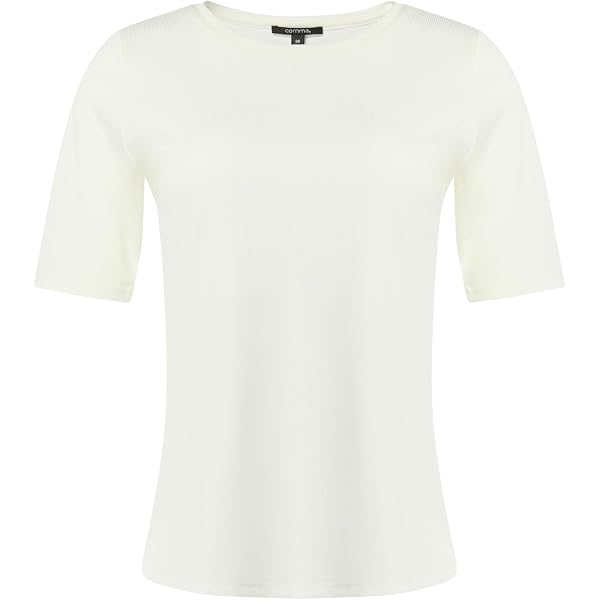 Comma Damen T-Shirt – Klassischer Schnitt, Weiches Tragegefühl, Vielseitig Kombinierbar