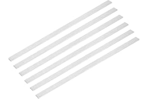 QUARKZMAN 6 stycken aluminium plattprofil 3 x 13 mm aluminiumlister platt längd 305 mm kvadratisk 6061 aluminium plattplatta