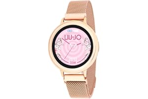 Liu Jo Damski cyfrowy zegarek kwarcowy z bransoletką ze stali nierdzewnej SWLJ057, różowe złoto, bransoletka