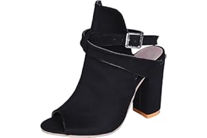 NOAGENJT Sandali Da Donna Eleganti,Scarpe di moda estive per le donne Hollow Zipper Ladies Shoes Sandali bocca di pesce