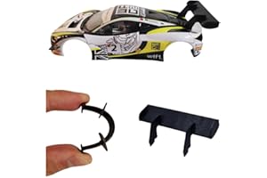 blackslot flexibler Spoiler, Carrera Zubehör für 132 McLaren 720S GT3, Carrera Bahn Zubehör, Tuning Kleinteil Ersatzteil
