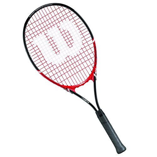 Wilson Raquette de Tennis Homme/Femme, Jeu en Toutes Zones, Amateurs, Fusion, Taille 3, Noir/Rouge, WRT3207003