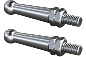 Uposao 2Pcs Pédale de Repose-Pieds de Moto, Boulon De Limite De Moto, 20mm/30mm/40mm Universelle M6 Pédale Limite Boulon Pédale Sol Clou Vis Accessoires Repose-Pieds en Acier Inoxydable