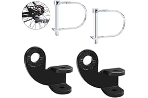 LULUDA 2 PCS Hitch Trailer Bike Coupler Durable Steel Connector Bike Trailer Attachment Adapter for Kids Trailers Pet Cargo Trailer Most Bicycles