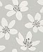 Price comparison product image Flowers Flower Wallpaper Non-Woven Floral Grey Rasch Prego 700121