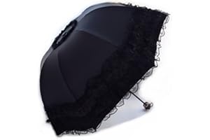 Maibar Sun Umbrella UV Protection SPF 50 Small Folding UPF 50+ Mini Umbrellas for Lady Women