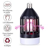 【MEJOR ELIGE DE MATAR LOS MOSQUITOS】Esta lámpara antimosquitos se puede matar efectivamente a los mosquitos y otros insectos pequeños y crear una zona cómoda para usted y su familia. Este trampa de mosquitos electrónico se puede usar en todas las zonas, ideal para dormitorios, oficinas, cocinas y otros 30 metros cuadrados donde los insectos deben matarse. Nota: apague las demás luces en uso para obtener el mejor rendimiento.
