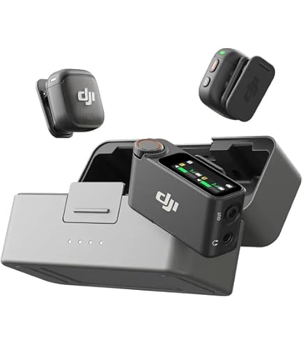 DJI Mic Mini (1 TX + 1 RX), Ultralight, Detail-Rich Audio, Noise