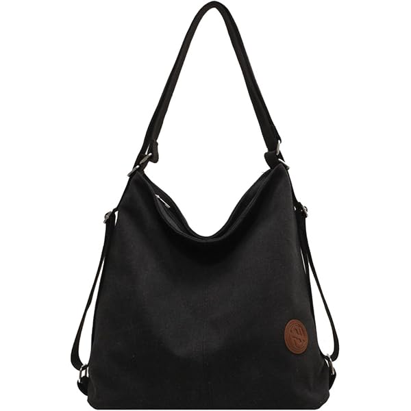 Sac Bandoulière Femme Convertible - Fourre-Tout Main/Épaule/Sac à Dos - Voyage Shopping