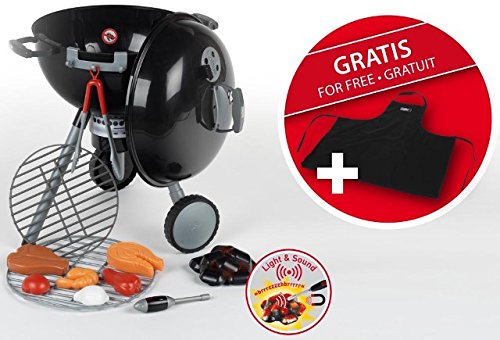 Preisvergleich Produktbild Theo Klein 9432 - Kugelgrill-Set Weber One Touch mit Schürze