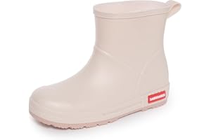 Rumkok Bottine Caoutchouc Femme, Extérieur Imperméable à l'eau Confortable Antidérapant Bottes De Pluie, Chaussures De Travail