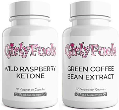 Wild Raspberry Ketones Max Strength | Green Coffee Bean Extract | Effective &amp; Safe Formula Support Metabolism | Exclusively Manufactured in the UK | by GirlyFuels