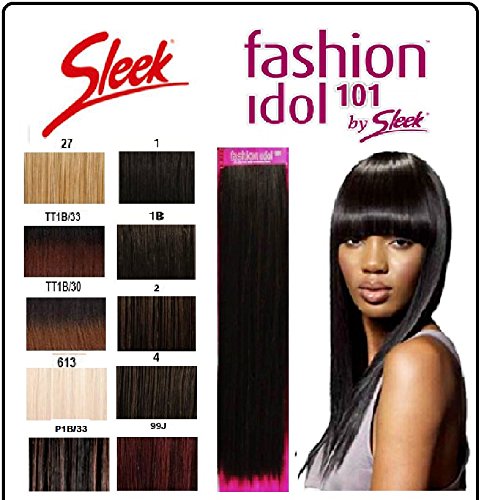 SLEEKFashion Idol 101 Hot Yaki Weave Like Human Hair Extension18INCH - All Colour (F27.613 Mix Blonde)