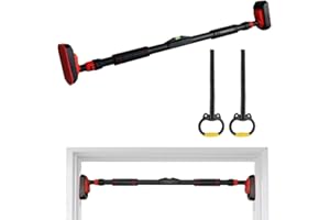 FANTECIA Barre de traction pour cadre de porte, 70-90 cm/90-110 cm, barres de traction sans vis, charge jusqu'à 250 kg