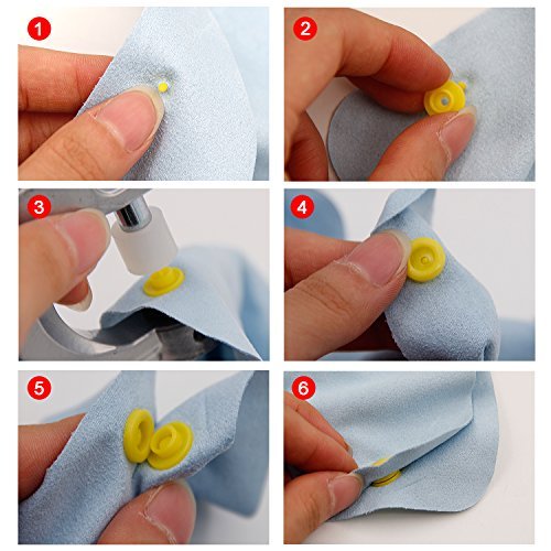 confronta il prezzo Bottoni a Pressione (300 di kit) e Pinze in Metallo, Aodoor Bottoni 20 Colori T5 Automatici in Plastica Snap pulsanti plastica Kit Scrapbook fai da te cucito panno pannolini Baby bavaglini pulsanti miglior prezzo