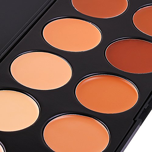 VALUE MAKERS 10 Farben Concealer Palette Makeup Paletten Kosmetik Make-up Creme Corrector Abdeckcreme mit Black Box - 4