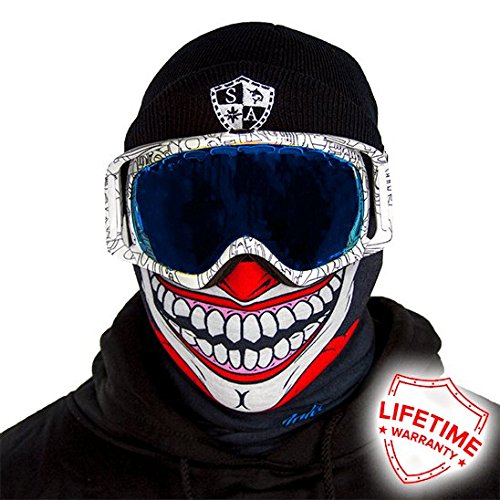 SA Frost Tech - Protector facial de microfibra, Clown