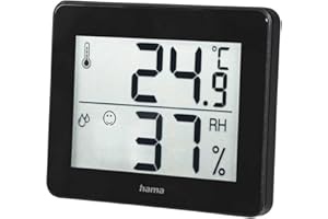URAGE Hama Thermometer/Hygrometer (inkl. Batterie) schwarz
