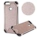 Produktbild 3 in 1 Rose Gold Glitzer Schutzhülle für Huawei Mate 10 Pro,Anti-Kratzer Stoßfest Hart Hülle für Huawei Mate 10 Pro,Moiky Luxus Ultra Dünn 360 Grad Diamant Strass Full Body Schwer Pflicht Stoßdämpfend PC Abdeckung Telefonkasten Handytasche + 1 x Frei Displayschutzfolie