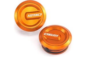 MODEER For KTM 1290 Super Adventure 2015-2020 1290Super Duke R Frame Hole Cover Caps Plug Decorative Frame Cap Motorcycle Accessories (Gold)