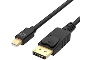 dynattenik Adaptateur Convertisseur Vidéo 4K 60hz mini DisplayPort (mDP) vers DisplayPort (DP)