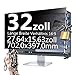 Produktbild Xianan 32 Zoll Displayfilter Blendschutz Anti-Peeping Sichtschutzfilter 16:9 27,64x15,63zoll/702x397mm Strahlenschutz Computer Screen Displayschutz