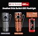 Produktbild Klarus Mi1C Ti kleinste Seite Schalter CREE XP-L Hi V3 LED EDC Taschenlampe 600LM mit Micro USB Charging 16340 Akku Mini Taschenlampe(Titan)