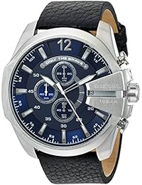 Diesel Reloj para Hombre de Cuarzo con Correa en Cuero DZ4423