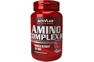 Activlab Amino Complex - 120 Tablets | Essential Aminoacids | BCAA | for Gym | Muscle Growth | It inhibits catabolism | Supports Anabolism | accelerates Regeneration