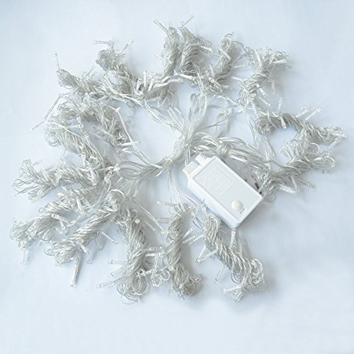 KNOW LED-Schnur-Lichter —– 300 LED-Innen-und Außen Vorhänge Eiszapfen Lichterketten Lichterketten in der Hochzeit Gartenhaus Schlafzimmer genutzt Weihnachtsbeleuchtung Dekoration 3 m * 3 m (warmes Weiß) - 7