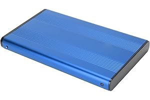 NAROOTE Externe Festplatte, Externe SSD HDD Gehäuse 2,5 Zoll 5 Gbit / S 2 TB Kapazität Ssd Festplatte Extern External Hard Drive mit USB3. 0 -Schnittstelle für (Black) (Silver) (Blue)