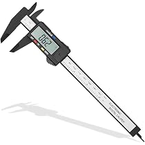 Neoteck Digitaler Messschieber 150mm – Edelstahl, Bruch/Zoll/Metrisch, Mit Fühlerlehre, Elektronischer Bremssattel
