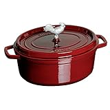 5.75 qt Staub 5.75-Quart Coq Au Vin Cocotte, Grenadine by Staub