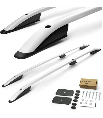 CHROMEMASTER | Barre da Tetto, Rail Tetto Compatibile con Fiat Panda Hatchback 2012+; Sono Utilizzate per il Montaggio di Portapacchi, Box da Tetto o Portabiciclette | Costruzione in Alluminio