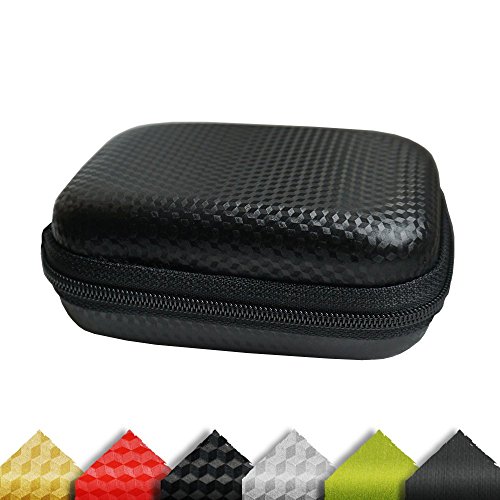 Sac de rangement    coque rigide pour appareil photo compact - Convient pour appareils Lumix  Powershot  Ixus  Coolpix  Cybershot